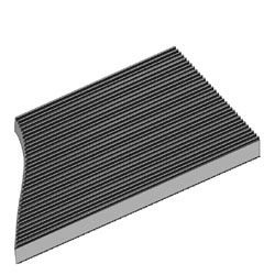 corrugated anti-static mat